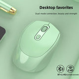 Wireless Silent Mouse Bluetooth 2.4G Dual Mode