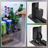 Beverage Can Organizer Pusher Glide Rack