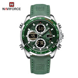 NAVIFORCE Luxury Leather Men Watches