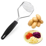 1pc Stainless Steel Manual Potato Ricer Garlic Masher