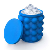 1pc-Silicone Ice Cube Maker Portable Bucket  Ice Cooler