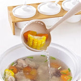 2 In 1 Soup Spoon Long Handle Spoon Creative Spoon Strainer