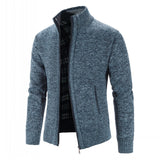 Plush and Thickened Stand Collar Jacket