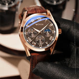 Men's Casual belt quartz watch