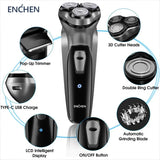 ENCHEN Blackstone Electrical Rotary Shaver for Men 3D Floating Blade