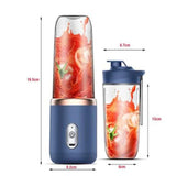 1pc Portable Small Electric Juicer Stainless Steel Blade Cup