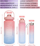 3pcs Large Capacity Water Bottle Set