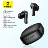 Baseus Bowie E19 Wireless Earphones Bluetooth 5.3 Big Bass 12mm Drivers IPX5 Waterproof