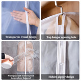 Dust proof Garment Protector Cover Bag Fully Enclosed Clothes Cover with Zipper