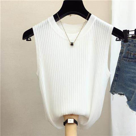 Fashion Female Sleeveless Casual Thin Tops