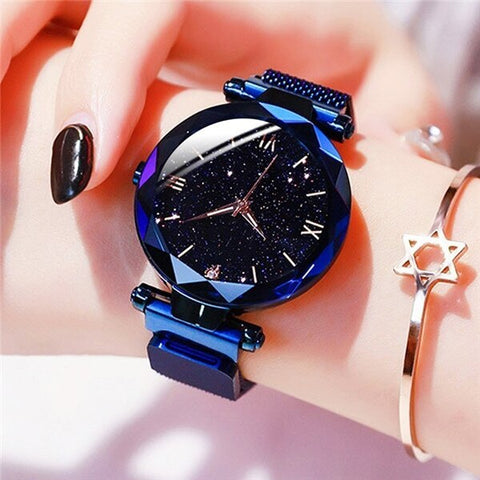 Womens Fashion Starry Sky Watches