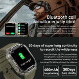 Rugged Military Smart Watch Men