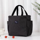 Thermal Bag Double Pocket Lunch Bag Large Capacity