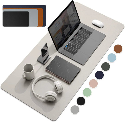 Large Size Office Desk Protector Mat PU Leather Waterproof