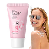 Sakura Whitening Cream  Sunscreen Protector Facial Sun Blocker Spf 50 Isolation