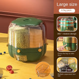 Large Food Storage Container 360° Rotating