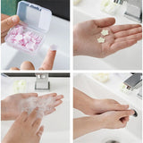 Disposable Mini Flower Shape Paper Soap Slice Hand-washing