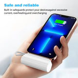 Mini  Power Bank 5000mAh Built in Cable