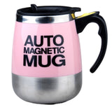 Automatic Self Stirring Magnetic Mug Stainless Steel