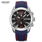 Megir Men's Chronograph Analog Quartz Watch