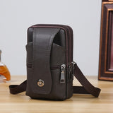 Men Leather Waist Bag