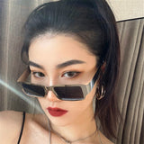 Retro Shades Square Sunglasses Woman