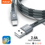 PZOZ Usb Cable For iPhone Cable Fast Charging