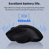 Rechargeable Ergonomic Mouse Wireless Bluetooth Mouse 2 Device Connection