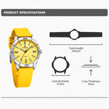 NAVIFORCE Women's Simple Watch  Waterproof Silicone Strap