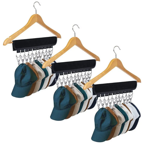 Foldable Hat Towel Hanger Hanging Rack Magic Binding