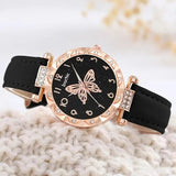 Women Luxury Watch Ring Necklace Earrings