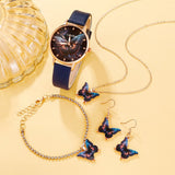 5PCS Set Women Fashion Quartz Watch