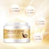 LAIKOU Snail Face Cream 50ML Hyaluronic Acid Moisturizer Anti Wrinkle Aging Cream