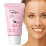 Sakura Whitening Cream  Sunscreen Protector Facial Sun Blocker Spf 50 Isolation