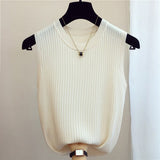 Fashion Female Sleeveless Casual Thin Tops