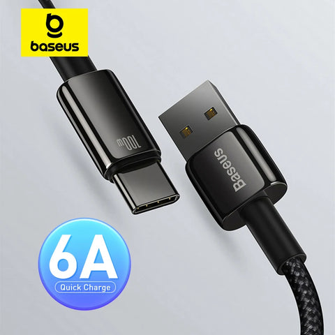 Baseus 100W USB Type C Cable Fast Charging Wire