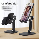 Three Sections Foldable Desk Mobile Phone Holder