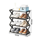 Household Simple Multi-layer Space-saving X-shaped Shoe Rack