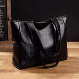 Big Soft Leather Bag Female