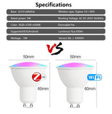 Ewelink GU10 Zigbee Led Light Bulb Wifi Smart Led Lamp RGB