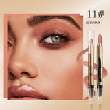 IMAGIC 12-Color Eyeshadow Pencil Glitter Matte Highlighter