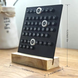 Acrylic Wooden Base Handmade DIY Calendar Office