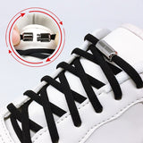 1Pair Quick Locking Shoelaces without ties