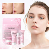 4pcs/bag LAIKOU Sakura Skin Care Sets Facial Cleanser Face Cream