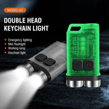 Mini Portable Key Light LED Flashlight TYPE C Rechargeable