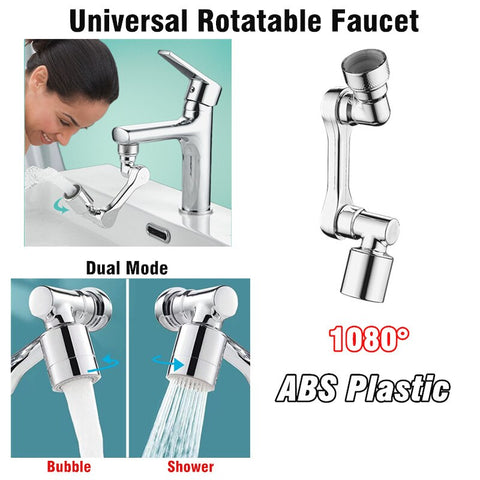 1080 Degree Universal Rotatable Extension Faucet Sprayer Head