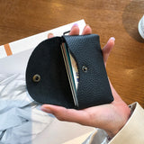 Genuine Leather Mini Envelope Change Bag