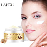 LAIKOU Snail Face Cream Hyaluronic Acid Moisturizer Anti Wrinkle Aging Cream Collagen