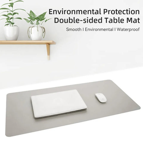 Large Size Office Desk Protector Mat PU Leather Waterproof