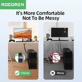 Rocoren Cable Organizer Wire Winder USB Cable Management Charger Protector